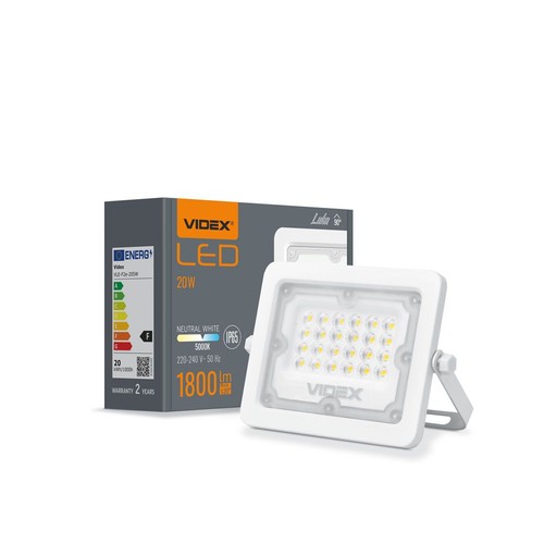 Luca spotlight 20W - LED, flood, neutralvit, 230V, 1800lm, förbrukning 20W