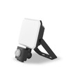 20W LED strålkastare med sensor - IP65, 5000K, svart, utomhus, rörelsesensor