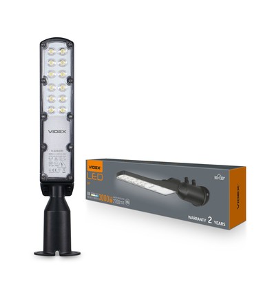 30W LED gatulampa - Ø60mm, IP65, 5000K
