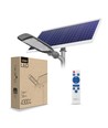LED solcells-gatubelysning - 4300 lumens, inkl. fjärrkontroll