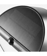 500lm solcellsvägglampa med sensor - IP54, 5000K, svart, 220x220mm, rörelsesensor