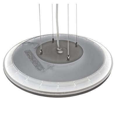 Nymphea Flat Duo 48W - CCT, 230V, 120°, IP54, Ø500x26mm, vit, rund.