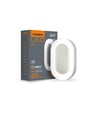 Oval LED-vägglampa - 11W, IP65, IK07, 5000K, vit