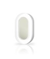 Oval LED-vägglampa - 11W, IP65, IK07, 5000K, vit