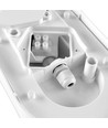Oval LED-vägglampa - 11W, IP65, IK07, 5000K, vit