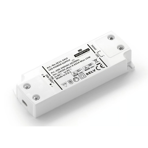 Snappy 15W / 24V DC strömförsörjning - 0,625A, IP20 inomhus