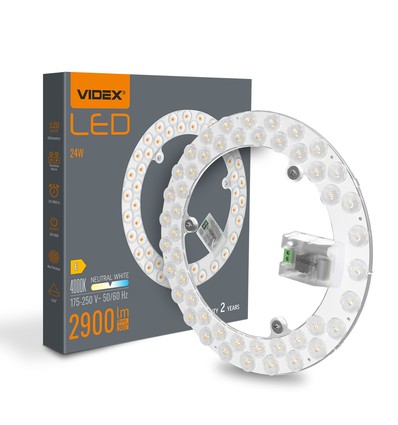 24W LED modul för taklampa - 2900lm, Ø21,5cm, 4000K, flicker free