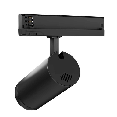 30W 3-fas RA92 Zoom justerbar CCT skenspotlight - 100lm/W, Svart, Justerbar CCT + ljusstyrka + spridning