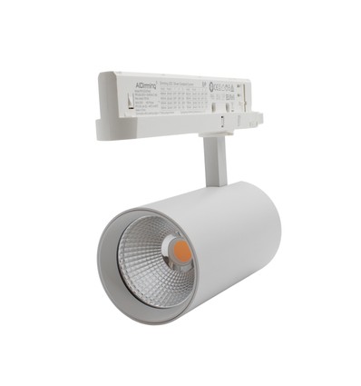 29W 3-fas dimbar RA90 skenspotlight - 140 lm/W, 38 grader, vit