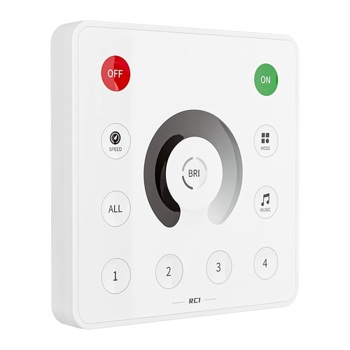 Väggmonterad fjärrkontroll för SPI löpljus controller - 2,4ghz