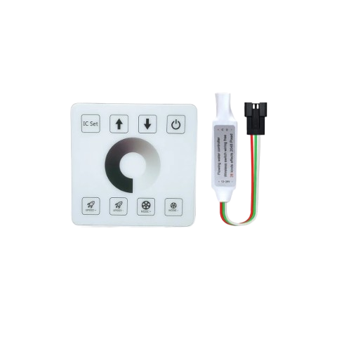 Controller + touch fjärrkontroll för SPI löpljus controller - Touch, 2,4ghz