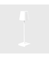 Uppladdningsbar LED mini bordlampa - Vit, 24cm, touch dimbar, IP54