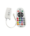 RGBIC kontroller med fjärrkontroll - Infraröd, 12V (144W), 24V (288W)