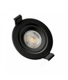 MR16 eller GU10 Downlight - Utan ljuskälla och sockel, svart, Hål: Ø7,5 cm
