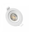 MR16 eller GU10 Downlight - Utan ljuskälla och sockel, vit, Hål: Ø7,5 cm