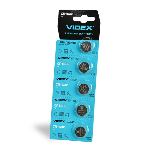 5 st. CR1632 - Litiumbatteri