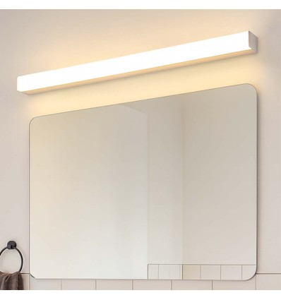 120cm dimbar RA90 SKÄR badrums- och spegellampa, 20W - IP44, vit