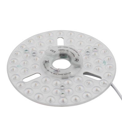 16cm / 24W dimbar LED-insats med linser - Flimmerfri, ersätter G24, cirkellysrör och kompaktlysrör