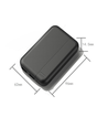 Powerbank - 5000mAh, svart, komplett med kabel