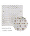 25x25 cm 15W vikbart CCT LED-ark RA95 - 24V DC, IP20