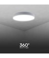 60W Designer LED taklampa med fjärrkontroll - Ø49,5cm, dimbar, 4000K, vitt hölje