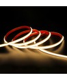5m 9W/m vattentät slim COB strip - 230V, IP67, 296 LED/m, självhäftande, upp till 50m