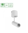 S Spot lampa 6W - ytmontage, CCT, 230V, 30°, IP20, 35x122x184mm, vit, Spectrum