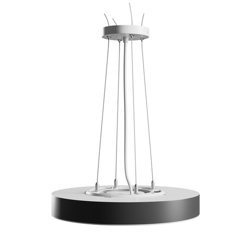 24W Nymphea Optima LED taklampa, CCT - Svart ring, 112lm/W, Ø30cm, 5 års garanti