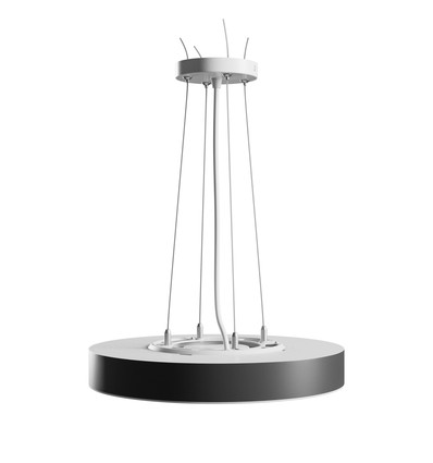 24W Nymphea Optima LED taklampa, CCT - Svart ring, 112lm/W, Ø30cm, 5 års garanti