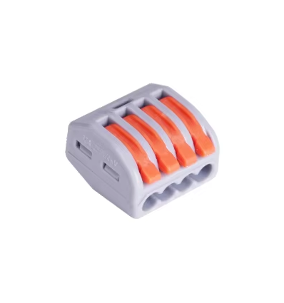 46 st. Skruvlös kopplingsklämma - 0,32-2,5mm2, för 2/3/4/5 ledningar