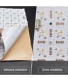Vikbart LED Ark RGB+NW RA95 - 24V DC, IP20, 49x24cm, 45W