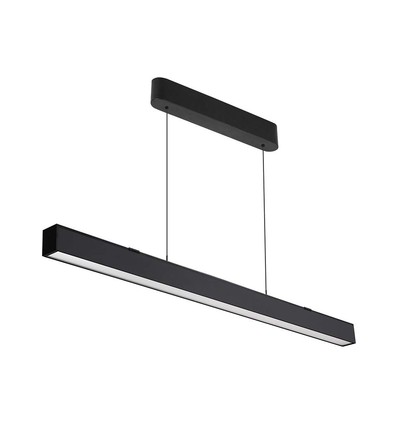 VT-7-44 LED pendelarmatur 40W - linjär, hängande, Samsung-chip, upp/ned system 3i1, svart hus
