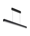 VT-7-44 LED pendelarmatur 40W - linjär, hängande, Samsung-chip, upp/ned system 3i1, svart hus