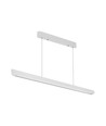 Vt-7-35 LED-lampa 36W - linjär hängande upphängd, Samsung, diffusorplatta typ 3i1 vit