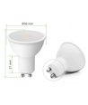GU10 5W Gul LED-spot