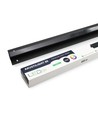 LED svart Troldtekt-skena 60 cm - 30W, Akustilight, infälld, 24V