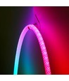 3m RGBIC Neon flex-slang - USB, IP20, komplett set, vävt rep, Bluetooth App, fjärrkontroll