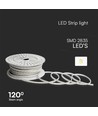 50m 10,5W/m LED strip, 3000K - IP65, 1000lm/m, 121 LED per meter, plug-and-play