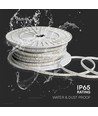 50m 10,5W/m LED strip, 3000K - IP65, 1000lm/m, 121 LED per meter, plug-and-play
