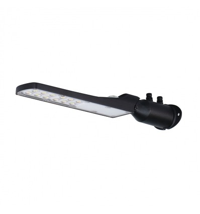 30W skymnings LED gatulampa - Skymningssensor, Ø60 mm, IP65, svart, 230V