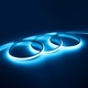 5m 9W/m Ljusblå Slim COB LED-strip - 24V DC, IP67, Dot-free, 240 LED/m