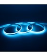5m 9W/m Ljusblå Dot-free COB-LED strip - 24V DC, IP67, 240 LED/m, 5 års garanti
