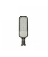 100W skymnings LED gatulampa - Skymningssensor, Ø60 mm, grå, IP65, IK09, 230V