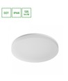 20/30/40W LED CCT taklampa - 3 ljusfärger, Ø33cm, Höjd: 5cm, IP44, vit kant