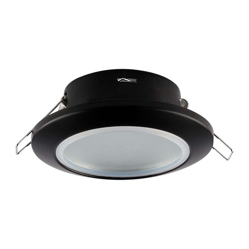 VT-981 lampa GU10 - rund svart