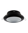 Svart infälld spotlight för GU10/MR16 - Ø: 9,25cm, inne och ute
