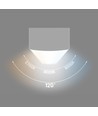 60cm LED-takarmatur, 15W - 100lm/W, CCT, vit, IP20