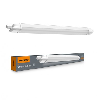 60cm 20W komplett LED-armatur - genomkopplad, IP65, 5000K