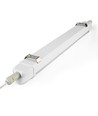 60cm 20W komplett LED-armatur - genomkopplad, IP65, 5000K