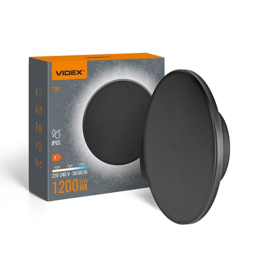 DOME vägglampa 12W - CCT, IP65, svart